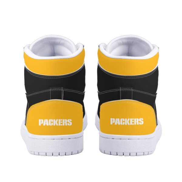 Tubopro Green Bay Packers AJ1 High Sneakers Shoes For Men And Women - Image 4