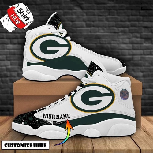 Tubopro Green Bay Packers AJ1 High Sneakers Shoes For Men And Women