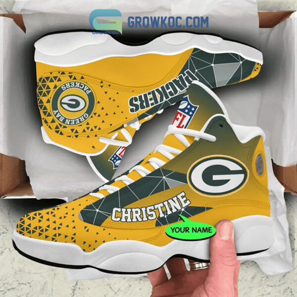 Tubopro Green Bay Packers AJ13 Sneakers Shoes For Men And Women