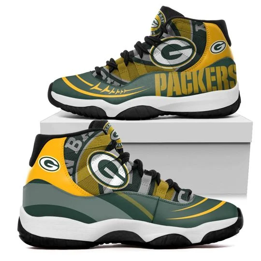 Tubopro Green Bay Packers AJ13 Sneakers Shoes For Men And Women