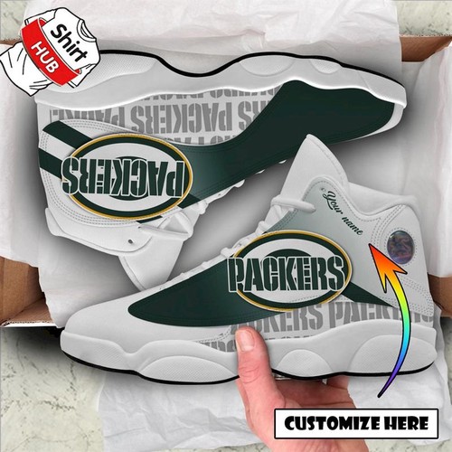 Tubopro Green Bay Packers AJ13 Sneakers Shoes For Men And Women