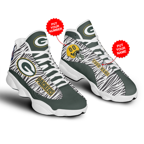 Tubopro Green Bay Packers AJ13 Sneakers Shoes For Men And Women