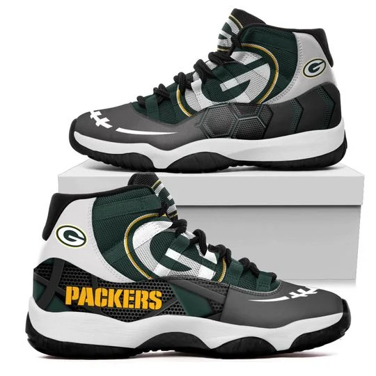 Tubopro Green Bay Packers AJ13 Sneakers Shoes For Men And Women