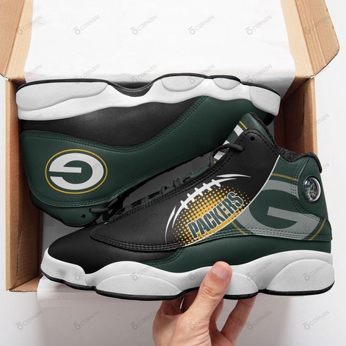 Tubopro Green Bay Packers AJ13 Sneakers Shoes For Men And Women