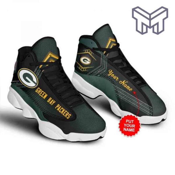 Tubopro Green Bay Packers AJ13 Sneakers Shoes For Men And Women