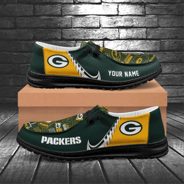Tubopro Green Bay Packers Hey Dude Shoes For Men And Women - Image 6