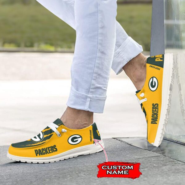 Tubopro Green Bay Packers Hey Dude Shoes For Men And Women - Image 5
