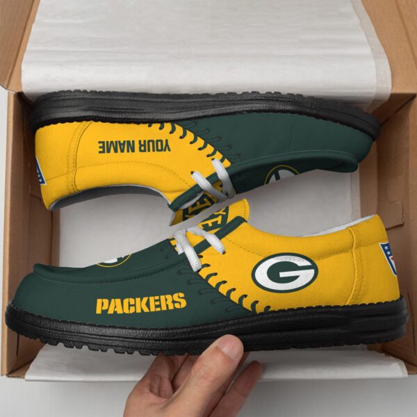 Tubopro Green Bay Packers Hey Dude Shoes For Men And Women - Image 4