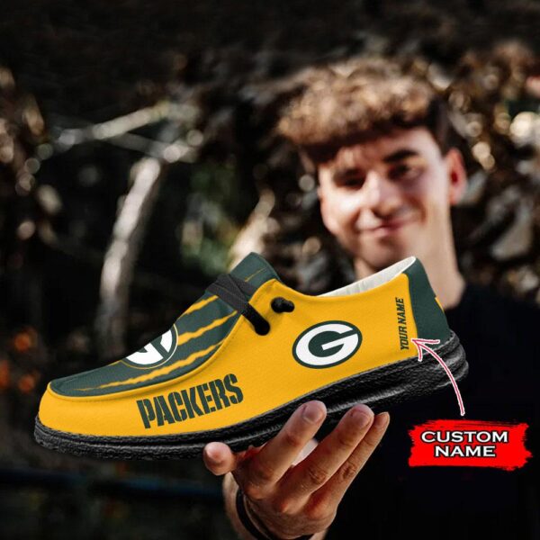 Tubopro Green Bay Packers Hey Dude Shoes For Men And Women - Image 4