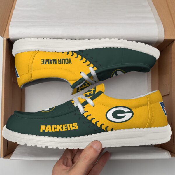 Tubopro Green Bay Packers Hey Dude Shoes For Men And Women - Image 3