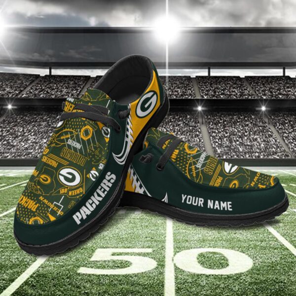 Tubopro Green Bay Packers Hey Dude Shoes For Men And Women - Image 2