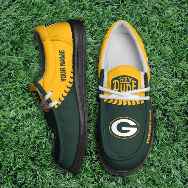 Tubopro Green Bay Packers Hey Dude Shoes For Men And Women - Image 2