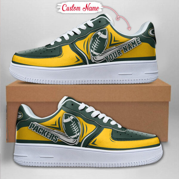 Tubopro Green Bay Packers NFL Air Low-Top Sneakers Shoes For Men And Women - Image 2