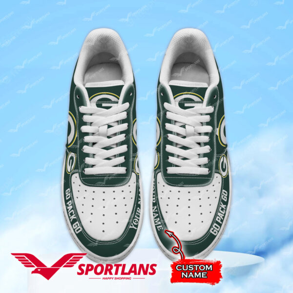 Tubopro Green Bay Packers NFL Air Low-Top Sneakers Shoes For Men And Women - Image 2