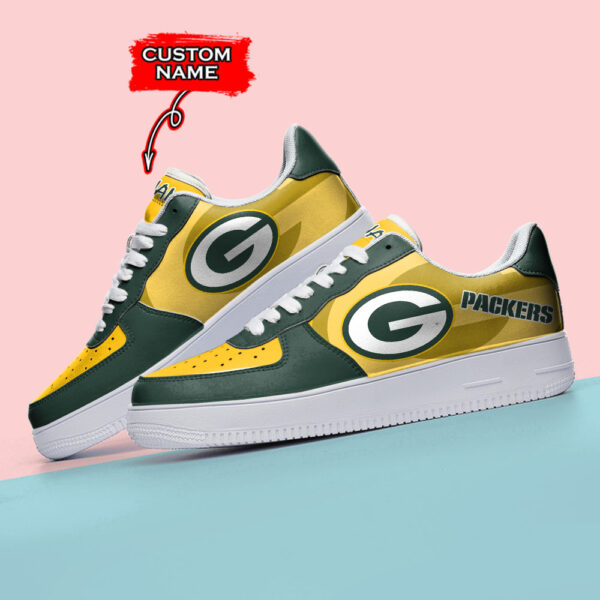 Tubopro Green Bay Packers NFL Air Low-Top Sneakers Shoes For Men And Women - Image 3