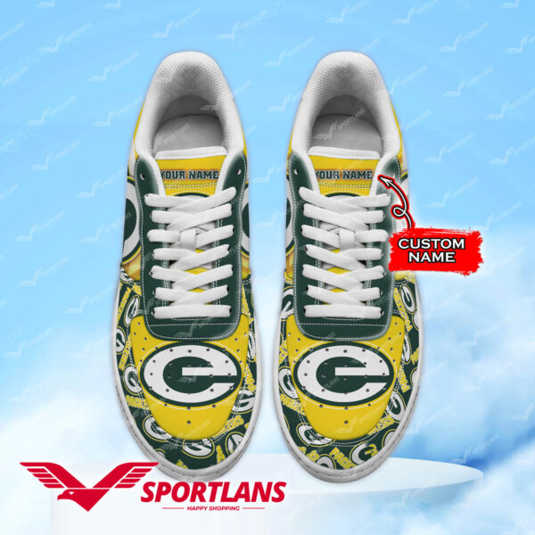 Tubopro Green Bay Packers NFL Air Low-Top Sneakers Shoes For Men And Women - Image 2