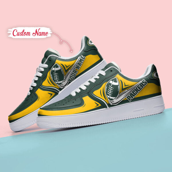 Tubopro Green Bay Packers NFL Air Low-Top Sneakers Shoes For Men And Women - Image 4