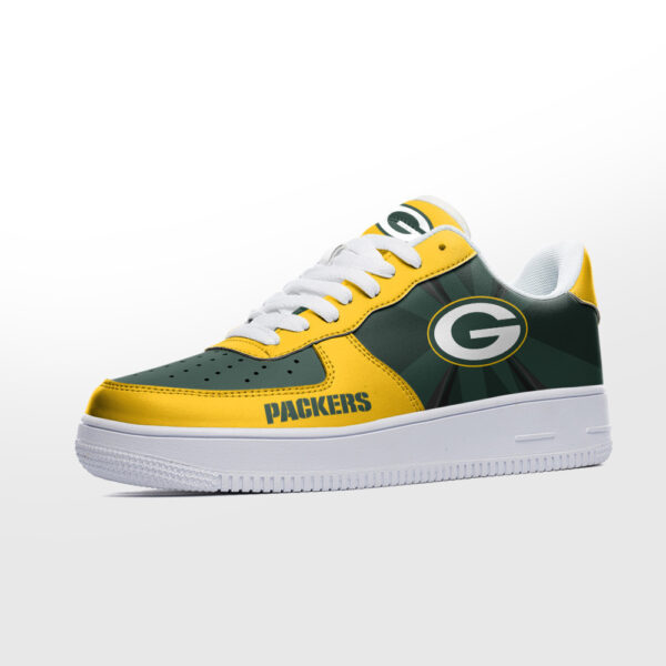 Tubopro Green Bay Packers NFL Air Low-Top Sneakers Shoes For Men And Women - Image 2