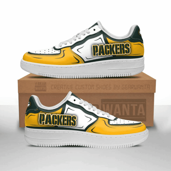 Tubopro Green Bay Packers NFL Air Low-Top Sneakers Shoes For Men And Women
