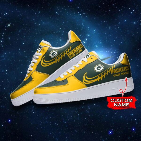 Tubopro Green Bay Packers NFL Air Low-Top Sneakers Shoes For Men And Women - Image 3