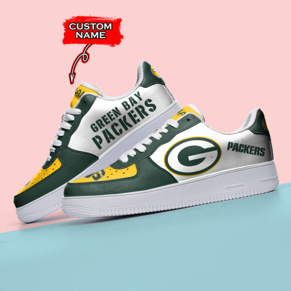 Tubopro Green Bay Packers NFL Air Low-Top Sneakers Shoes For Men And Women - Image 3