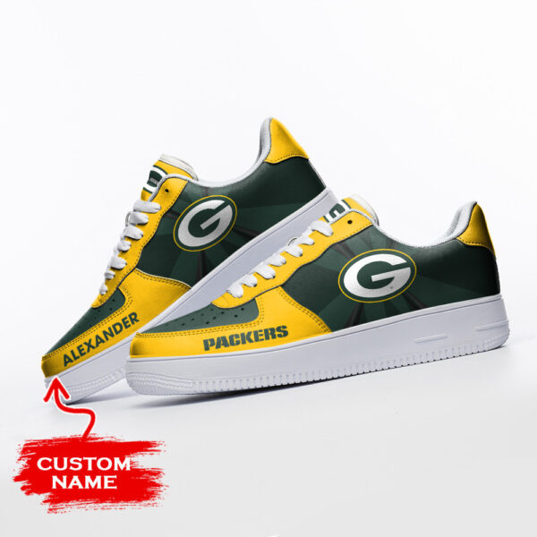 Tubopro Green Bay Packers NFL Air Low-Top Sneakers Shoes For Men And Women - Image 3