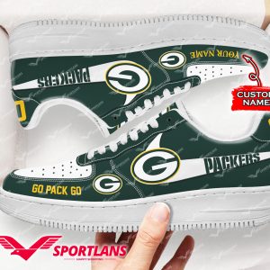 Tubopro Green Bay Packers NFL Air Low-Top Sneakers Shoes For Men And Women