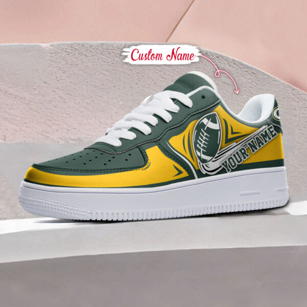 Tubopro Green Bay Packers NFL Air Low-Top Sneakers Shoes For Men And Women - Image 3