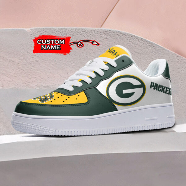 Tubopro Green Bay Packers NFL Air Low-Top Sneakers Shoes For Men And Women - Image 2