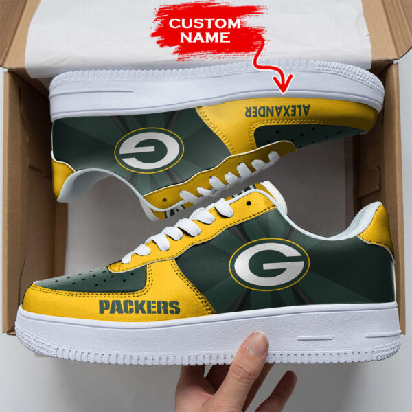Tubopro Green Bay Packers NFL Air Low-Top Sneakers Shoes For Men And Women
