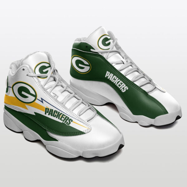 Tubopro Green Bay Packers NFL AJ13 Sneakers Shoes For Men And Women - Image 2