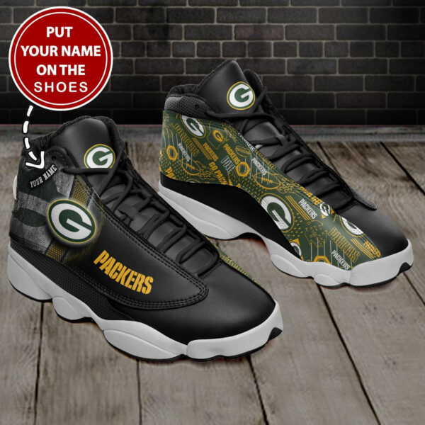 Tubopro Green Bay Packers NFL AJ13 Sneakers Shoes For Men And Women