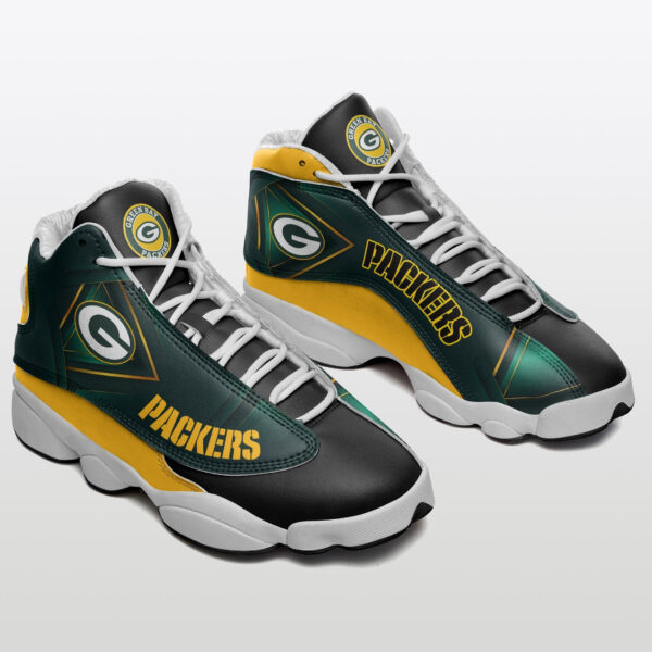 Tubopro Green Bay Packers NFL AJ13 Sneakers Shoes For Men And Women