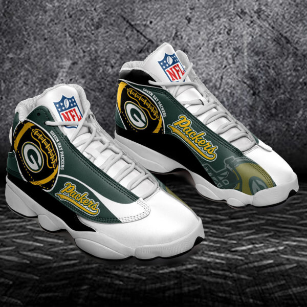 Tubopro Green Bay Packers NFL AJ13 Sneakers Shoes For Men And Women