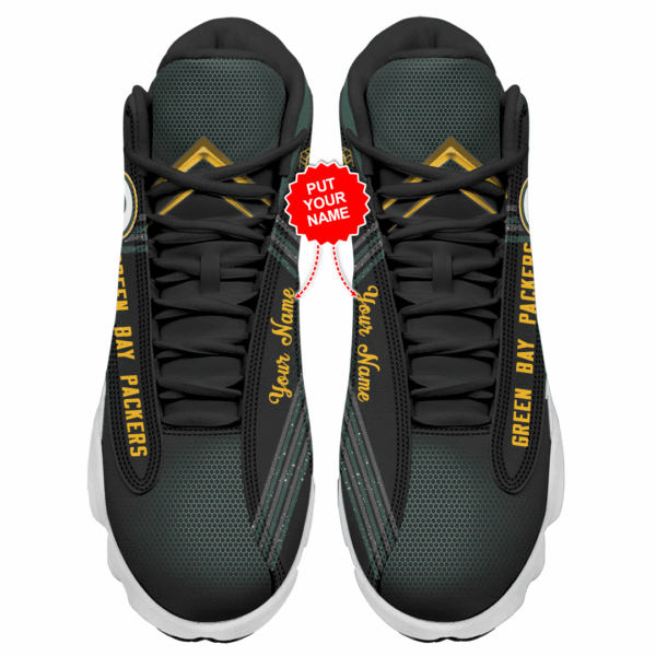Tubopro Green Bay Packers NFL AJ13 Sneakers Shoes For Men And Women - Image 3