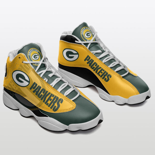 Tubopro Green Bay Packers NFL AJ13 Sneakers Shoes For Men And Women