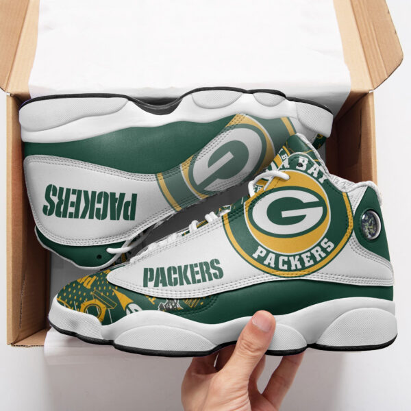 Tubopro Green Bay Packers NFL AJ13 Sneakers Shoes For Men And Women