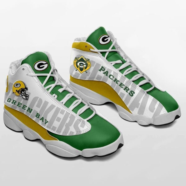 Tubopro Green Bay Packers NFL AJ13 Sneakers Shoes For Men And Women