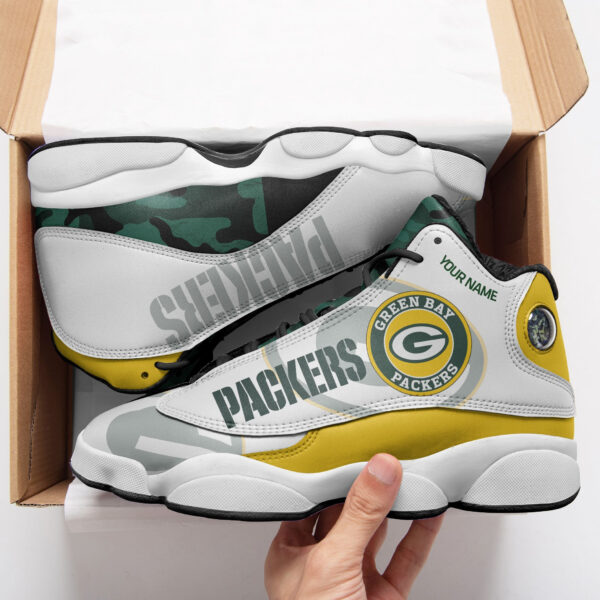 Tubopro Green Bay Packers NFL AJ13 Sneakers Shoes For Men And Women - Image 2