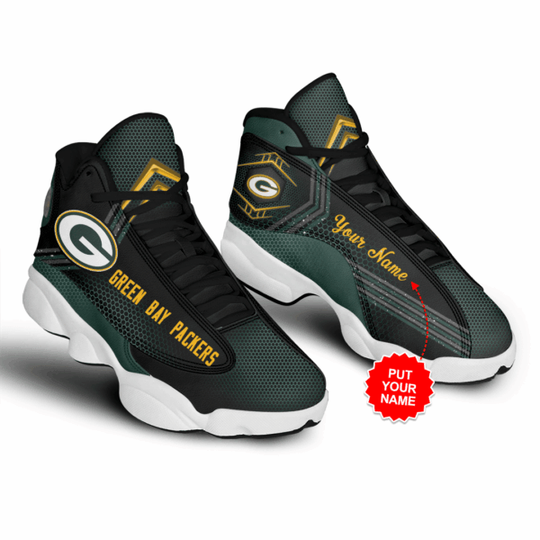 Tubopro Green Bay Packers NFL AJ13 Sneakers Shoes For Men And Women - Image 2