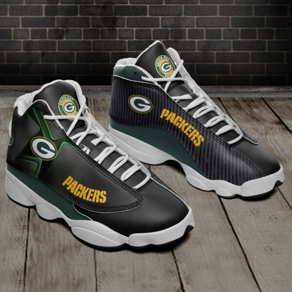 Tubopro Green Bay Packers NFL AJ13 Sneakers Shoes For Men And Women - Image 2