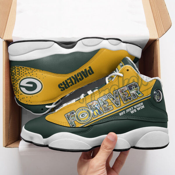 Tubopro Green Bay Packers NFL AJ13 Sneakers Shoes For Men And Women - Image 2