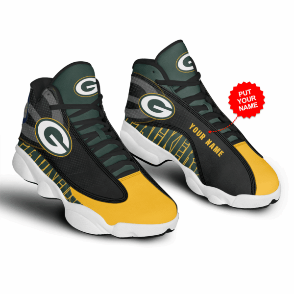 Tubopro Green Bay Packers NFL AJ13 Sneakers Shoes For Men And Women - Image 2