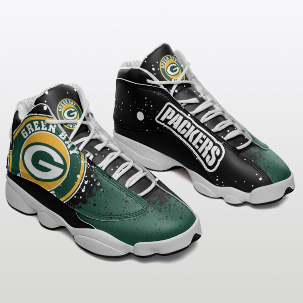 Tubopro Green Bay Packers NFL AJ13 Sneakers Shoes For Men And Women - Image 2