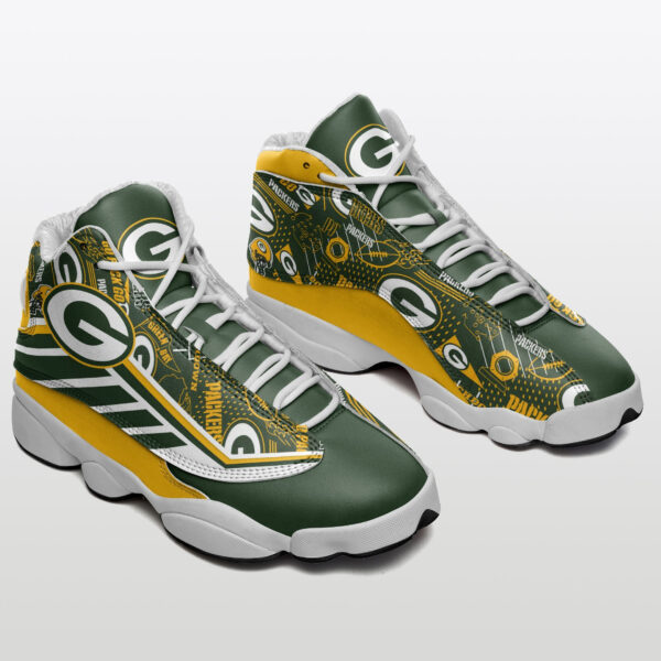 Tubopro Green Bay Packers NFL AJ13 Sneakers Shoes For Men And Women