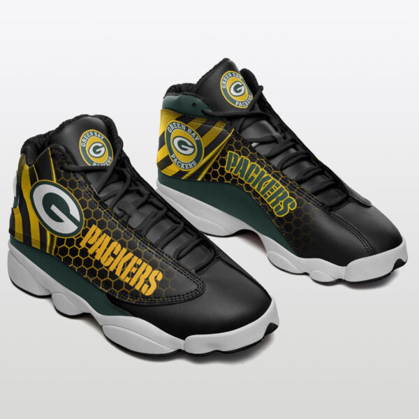 Tubopro Green Bay Packers NFL AJ13 Sneakers Shoes For Men And Women - Image 2