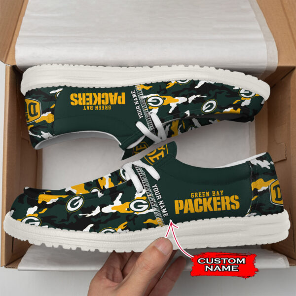 Tubopro Green Bay Packers Personalized Hey Dude Shoes For Men And Women - Image 2