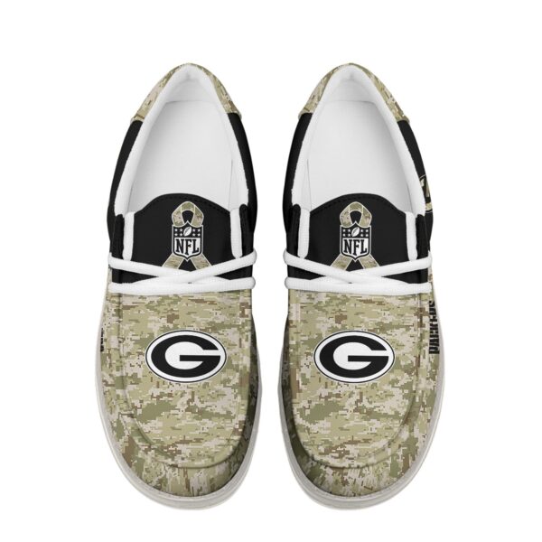 Tubopro Green Bay Packers Personalized Hey Dude Shoes For Men And Women - Image 4