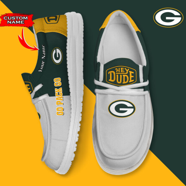 Tubopro Green Bay Packers Personalized Hey Dude Shoes For Men And Women