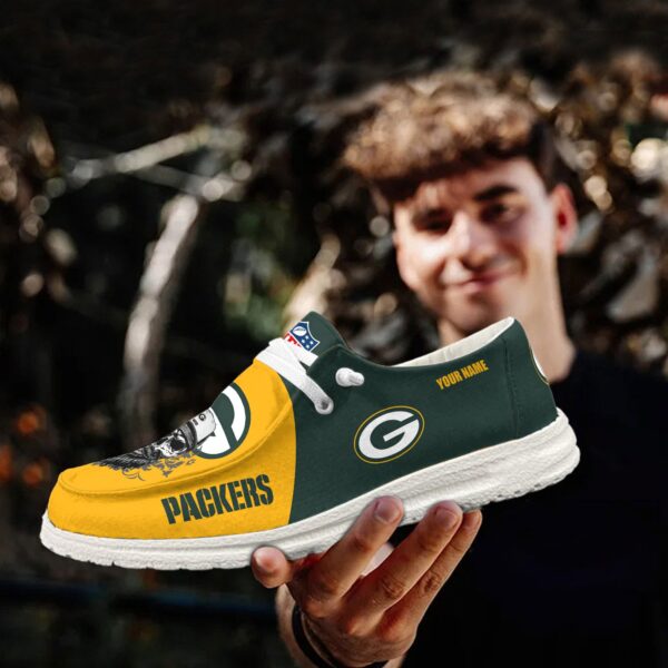 Tubopro Green Bay Packers Personalized Hey Dude Shoes For Men And Women - Image 5